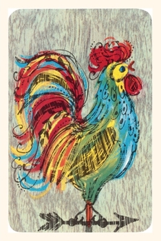 Paperback Vintage Journal Rooster Weather Vane Book