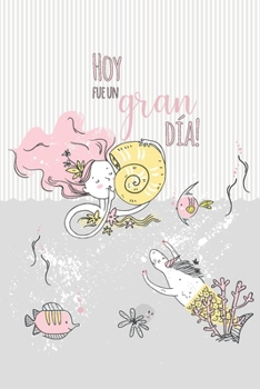 Diario de consciencia para niños: Diario de Mindfulness para un pensamiento más positivo y amor propio - para 4 meses - Libro de regalo para niñas - motivo de sirena (Spanish Edition)