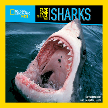 Paperback Face to Face with Sharks Book