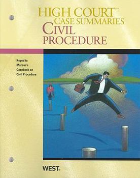 Paperback Civil Procedure: Keyed to Marcus, Redish, Sherman and Pfander's Casebook on Civil Procedure Book
