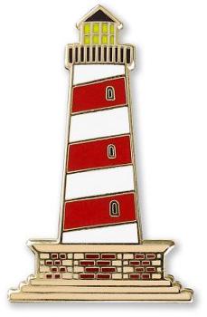 Misc. Enamel Pin Lighthouse Book