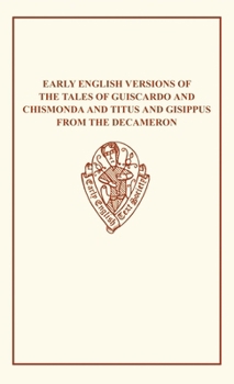 Hardcover Early Eng Versions Decameron Book