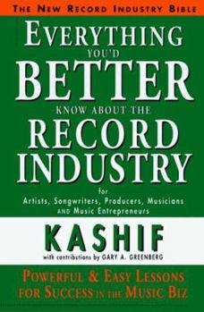 Hardcover Everything You'd Better Know about the Record Industry Book