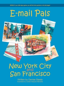Hardcover E-mail Pals New York City and San Francisco Book
