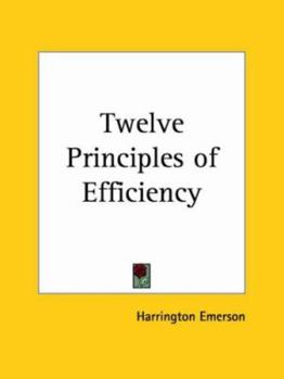 The twelve principles of efficiency