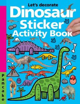 Paperback Dinosoar Sticker Activity Book (Let's Decorate) Book
