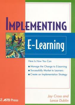 Paperback Implementing E-Learning Book