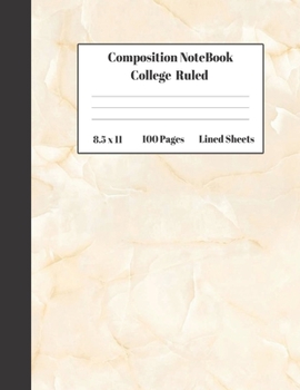 Composition Notebook College Ruled Lined Sheets: Large Pretty Under 10 Dollar Notebook Paper Marble Gifts Back to School and Home Schooling Writing ... Teens Women students Kids Adults Teachers