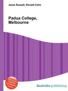 Paperback Padua College, Melbourne Book