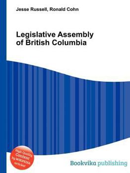 Paperback Legislative Assembly of British Columbia Book