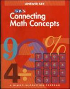 Spiral-bound Connecting Math Concepts Level A, Additional Answer Key Book