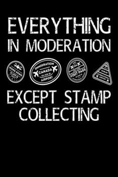 Paperback Exept Stamp Collecting: Notebook I Notizbuch I Calepin I Taccuino I Cuaderno I Caderno I Notitieblok I Notatnik I 6x9 I A5 I 120 Pages I Dot G Book