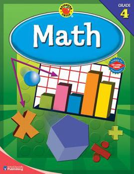Paperback Math, Grade 4 (Brighter Child Workbooks) Book