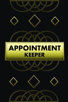 Paperback Appointment Keeper: 450 days to schedule appointments from 8 am to 9 pm. Two spots per hour. Book