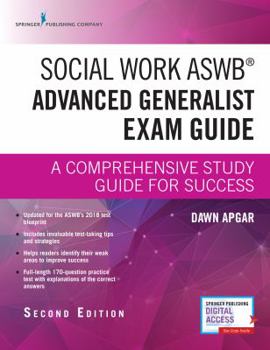 Paperback Social Work ASWB Advanced Generalist Exam Guide: A Comprehensive Study Guide for Success Book