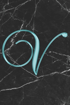 Paperback V Journal: A Monogram V Initial Capital Letter Notebook For Writing And Notes: Great Personalized Gift For All First, Middle, Or Book