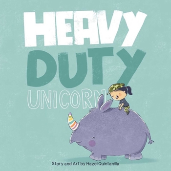 Hardcover The Heavy-Duty Unicorn (Bilingual: English & Spanish) Book