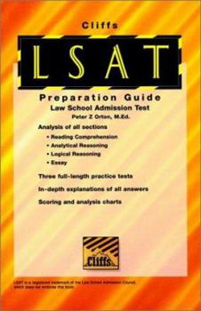 Paperback Cliffstestprep Law School Admission Test Book
