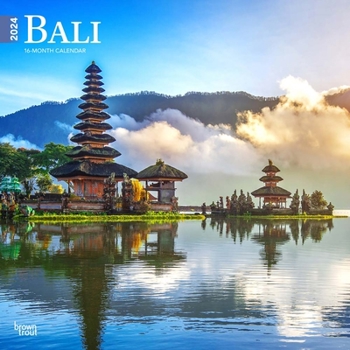 Bali | 2024 12 x 24 Inch Monthly Square Wall Calendar | BrownTrout | Travel Scenic Indonesia Java