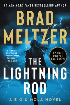 Paperback The Lightning Rod: A Zig & Nola Novel [Large Print] Book
