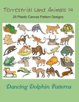 Paperback Terrestrial Land Animals 14: 25 Plastic Canvas Pattern Designs Book