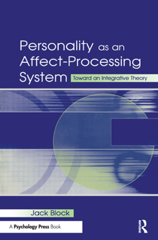 Paperback Personality As an Affect-Processing System : Toward an Integrative Theory Book
