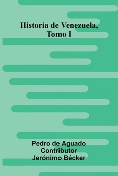 Paperback Historia De Venezuela, Tomo I [Spanish] Book