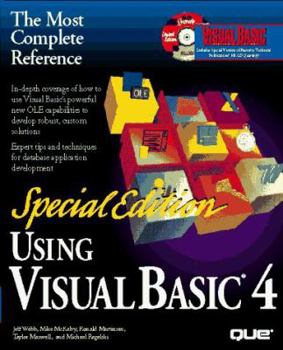 Paperback Using Visual Basic 4 Special Edition Book