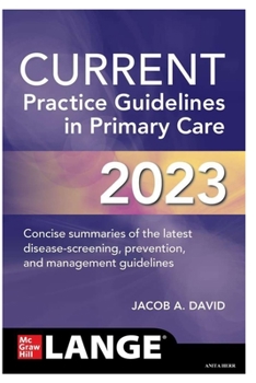 Paperback CURRENT Practice Guidelines in Primary Care 2023 Book