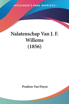 Paperback Nalatenschap Van J. F. Willems (1856) [Chinese] Book