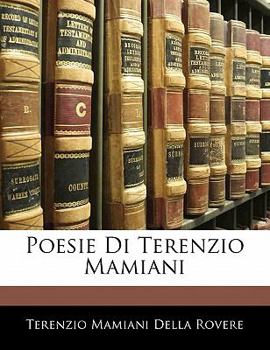Paperback Poesie Di Terenzio Mamiani [Italian] Book