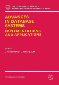 Paperback Advances in Database Systems: Implementations and Applications Book