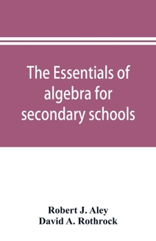 Paperback The essentials of algebra for secondary schools Book