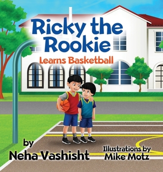 Hardcover Ricky the Rookie Learns Basketball Book