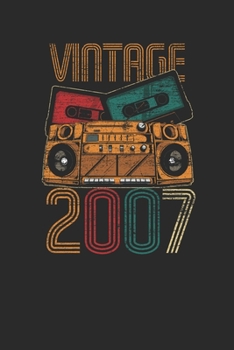 Vintage 2007: Graph Paper Notebook – Birthday Gift or Anniversary Gift Idea