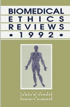 Paperback Biomedical Ethics Reviews - 1992 Book