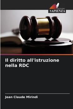 Paperback Il diritto all'istruzione nella RDC [Italian] Book