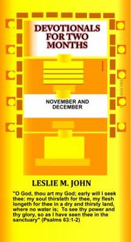 Paperback Devotionals For Two Months: November And December: November And December Book