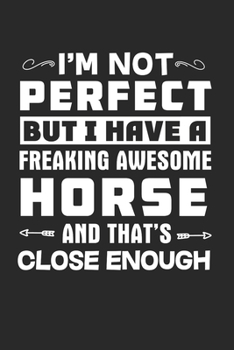 Funny Horse Notebook - Horseback Rider Journal Planner: Horse Riding Equestrian Organizer For Men Women Kids Dot Grid