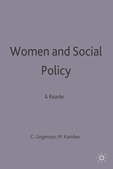 Paperback Women and Social Policy: A Reader Book