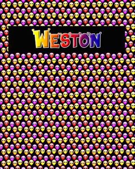 120 Page Handwriting Practice Book with Colorful Alien Cover Weston: Primary Grades Handwriting Book