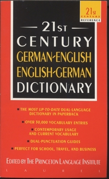 Mass Market Paperback 21st Century German-English English-German Dictionary Book