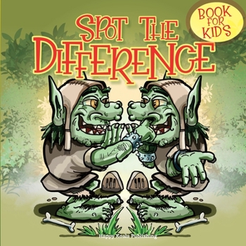Paperback Spot the Difference Book for Kids: Have Fun looking for 10 differences in each of these 42 amazing illustrations! Book