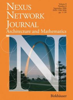 Paperback Nexus Network Journal 8,2: Architecture and Mathematics Book