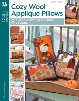 Paperback Cozy Wool Applique Pillows Book