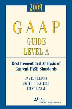 Paperback GAAP Guide Level A: Restatement and Analysis of Current FASB Standards Book