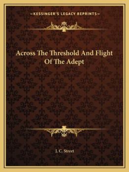 Paperback Across The Threshold And Flight Of The Adept Book