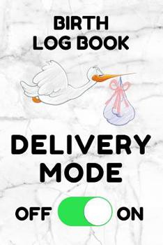 Paperback Birth Log Book: Birthing Memory Record Book for Midwives and Doulas - White Marble Book