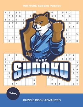 Paperback Sudoku Puzzle Book Advanced: 100 Large Print Difficult Sudoku Puzzles For Adults and Seniors With Solutions (vol.2) [Large Print] Book