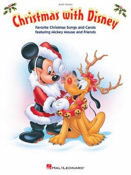 Paperback Christmas with Disney: Easy Piano Book